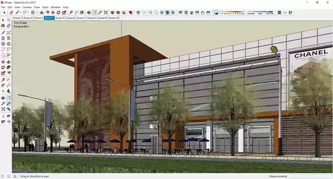 Sketchup Shopping Center P4