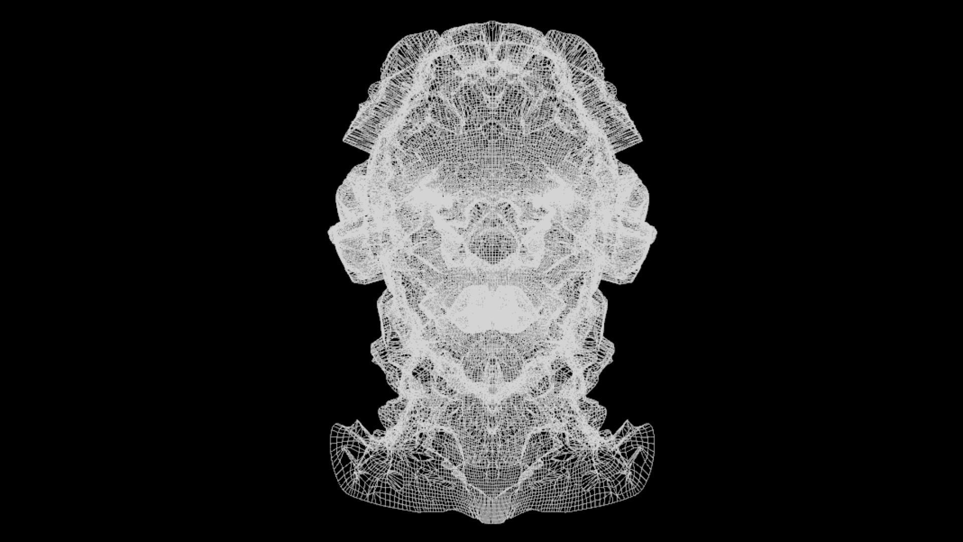 Sci-Fi Helmet Space Astronaut Character Robot 44 3D model_7