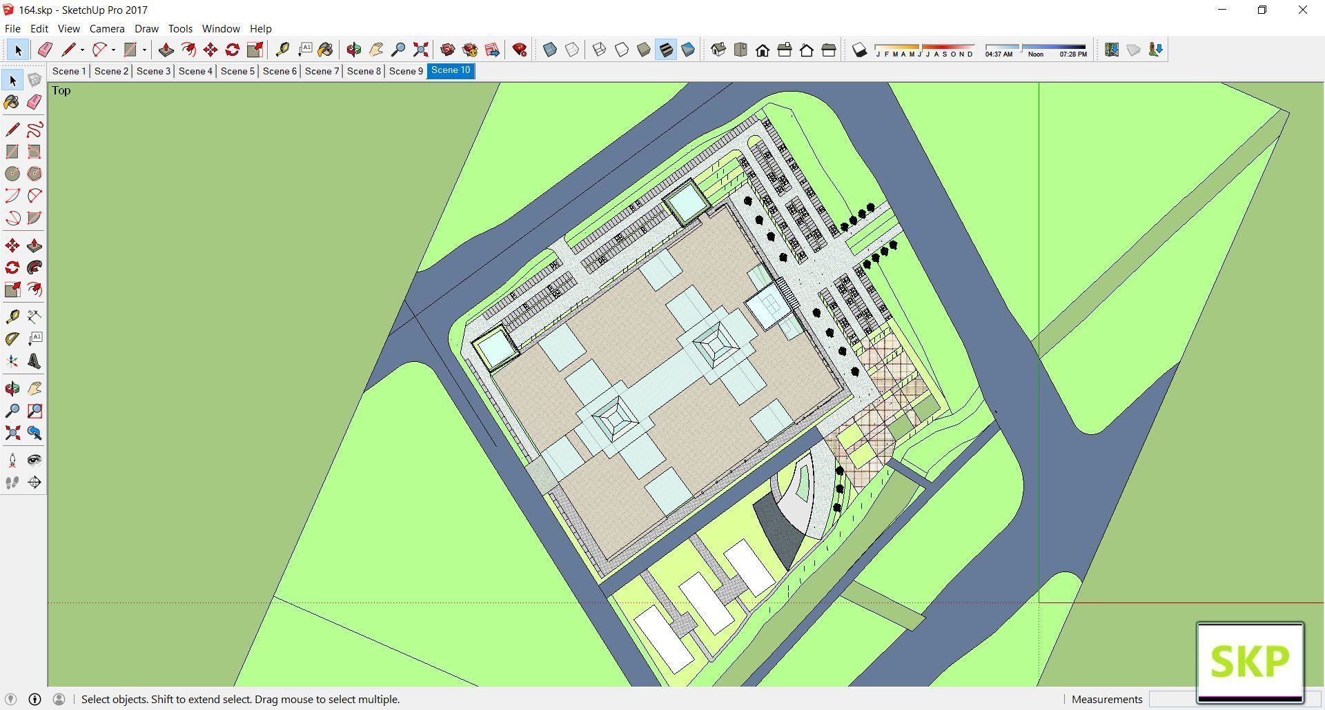 Sketchup Shopping Center 164 3D model_2