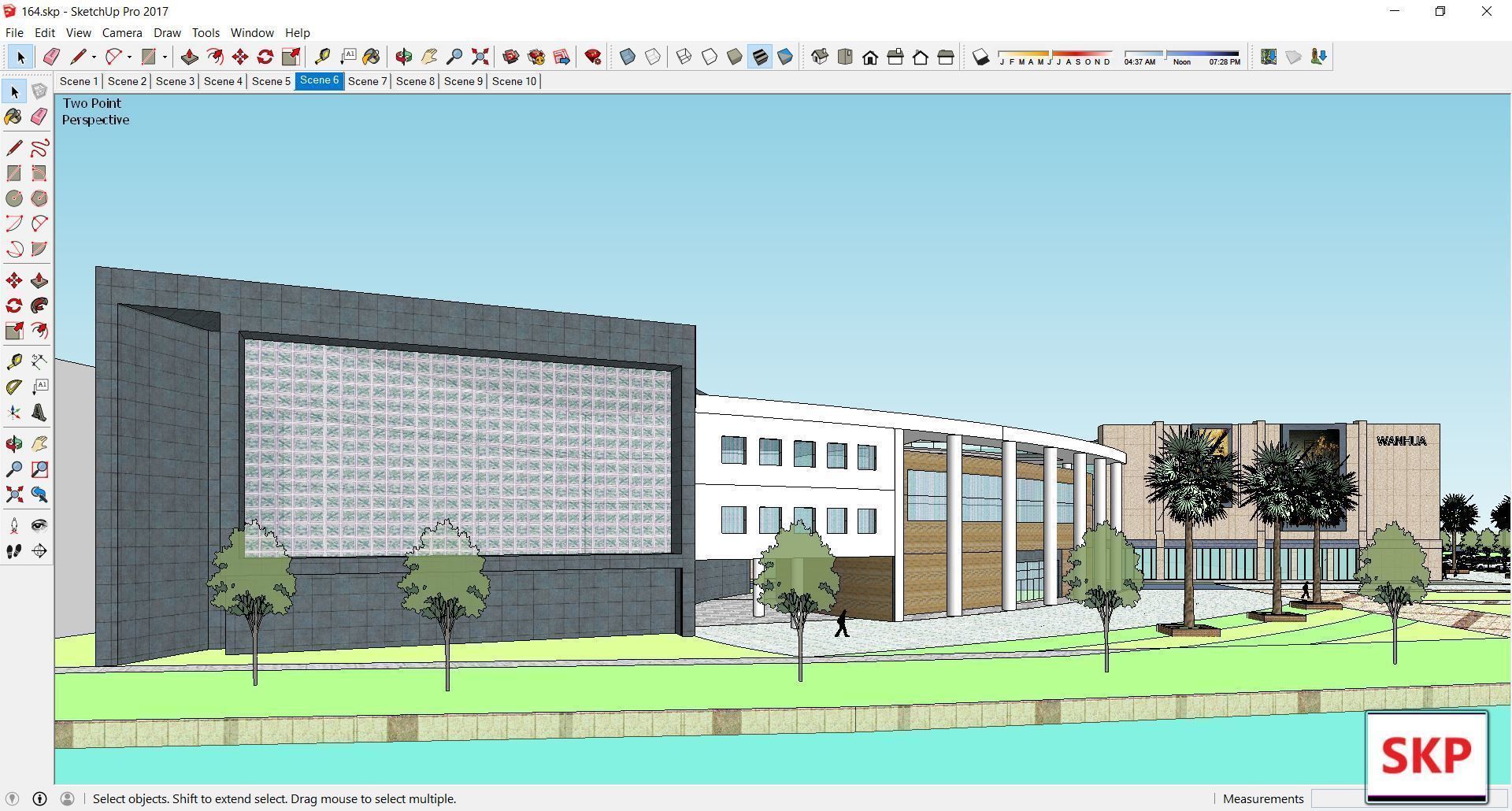 Sketchup Shopping Center 164 3D model_6