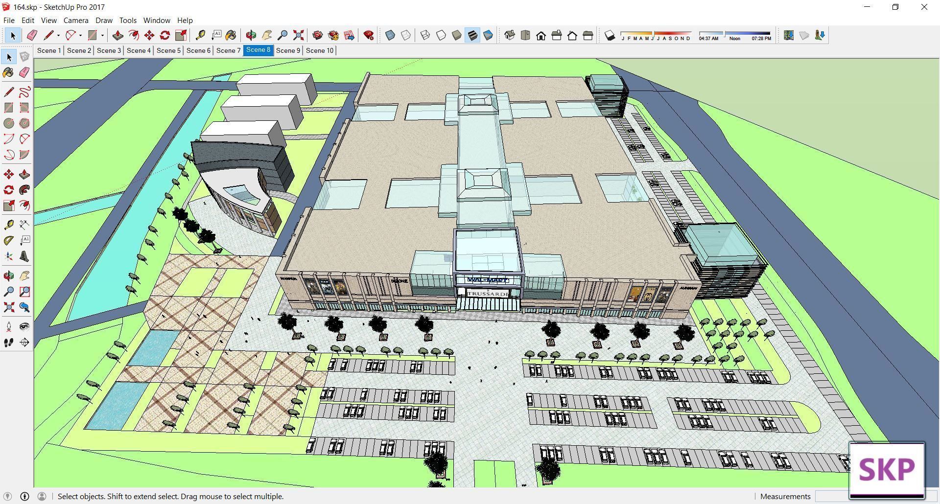 Sketchup Shopping Center 164 3D model_8