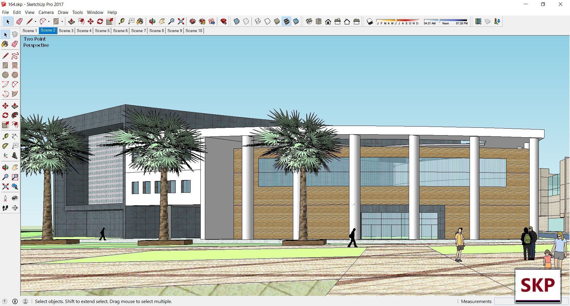 Sketchup Shopping Center 164 3D model_3