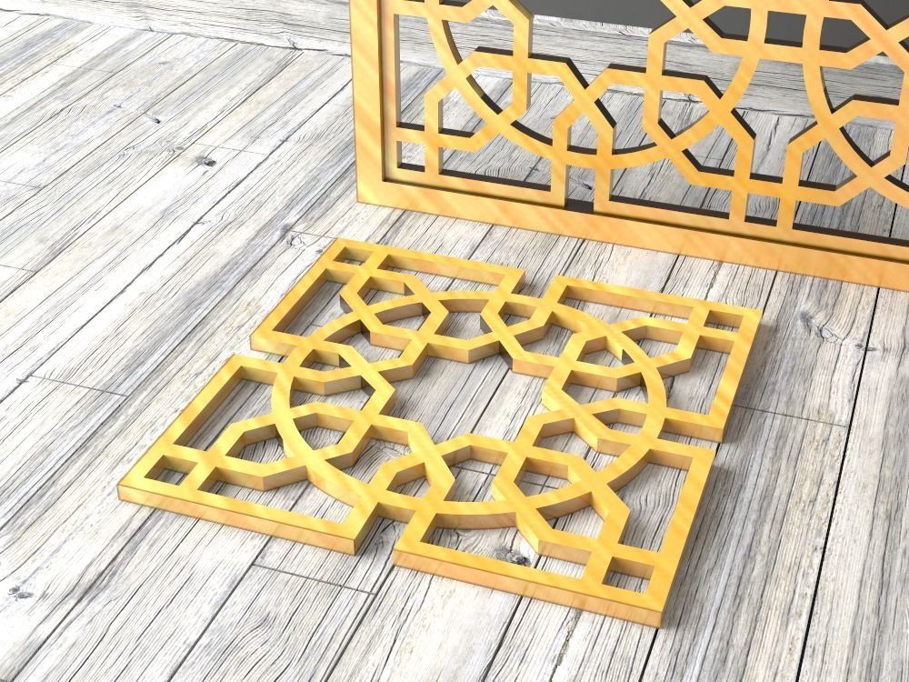 Decorative Panels Pack 1 3D Model Collection_7