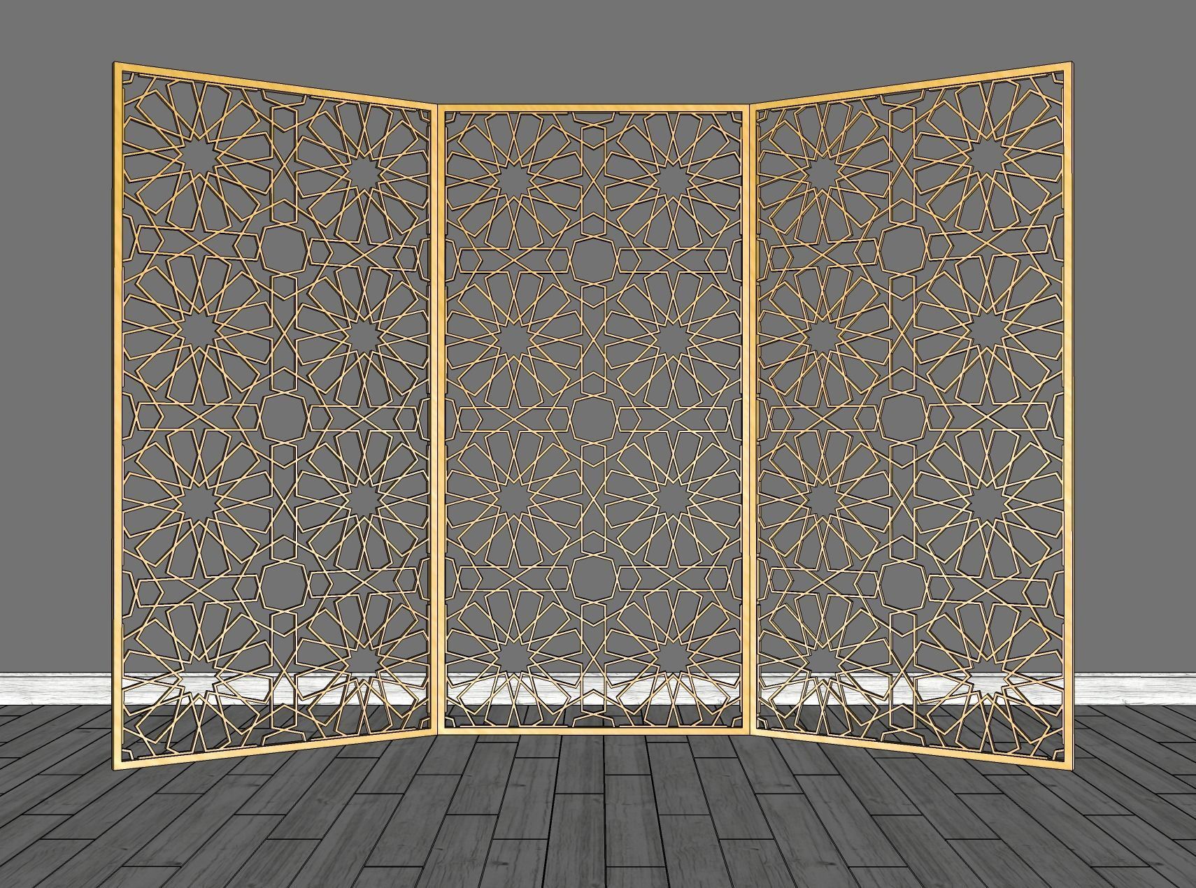 Decorative Panels Pack 1 3D Model Collection_10