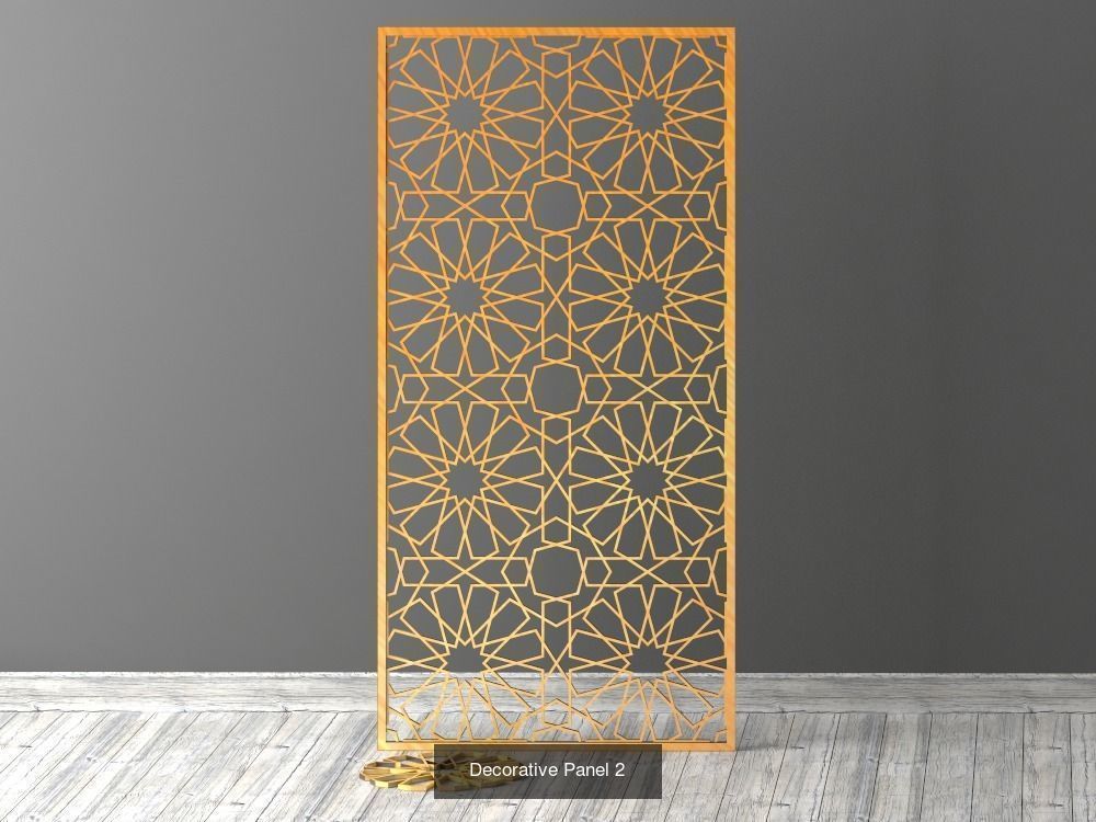 Decorative Panels Pack 1 3D Model Collection_2