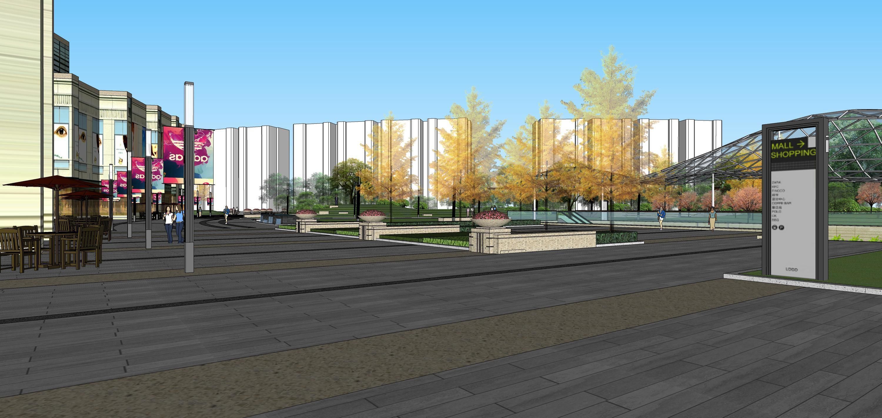 Sketchup Shopping Center 182 3D model_20