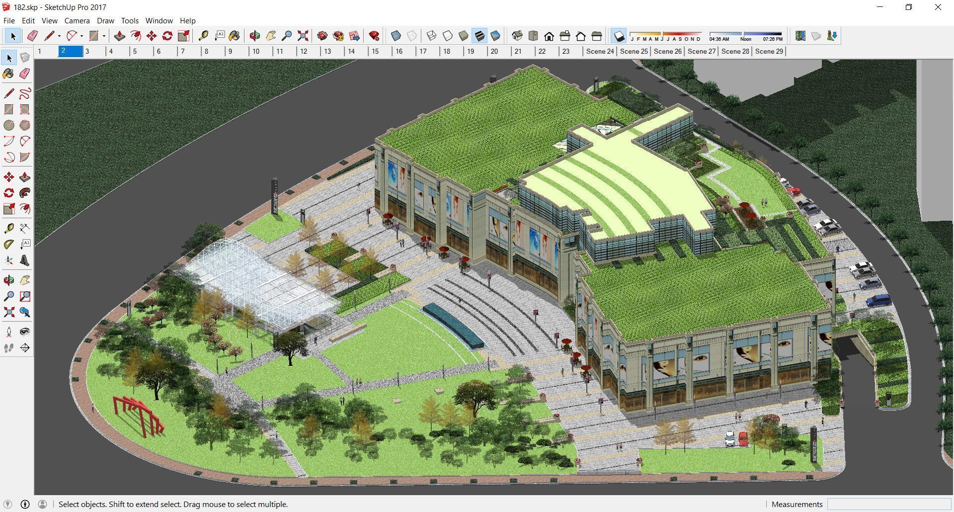 Sketchup Shopping Center 182 3D model_2