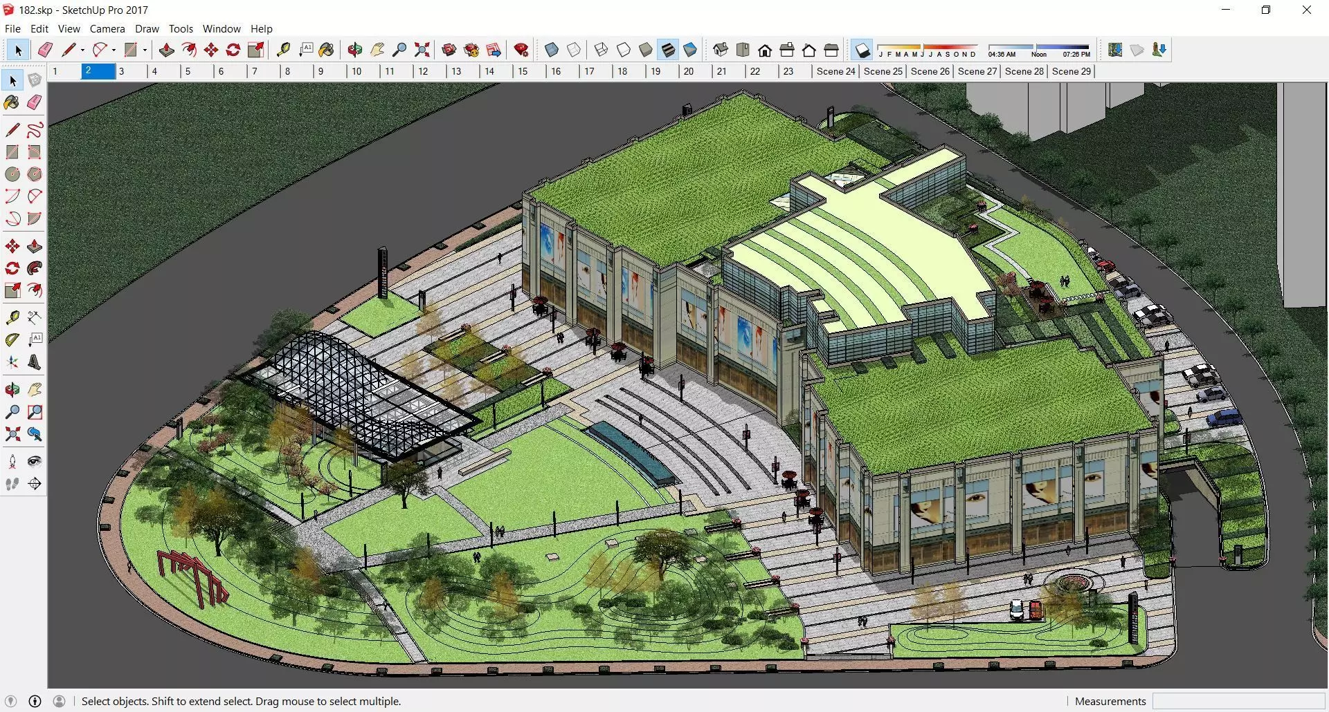 Sketchup Shopping Center 182 3D model_0