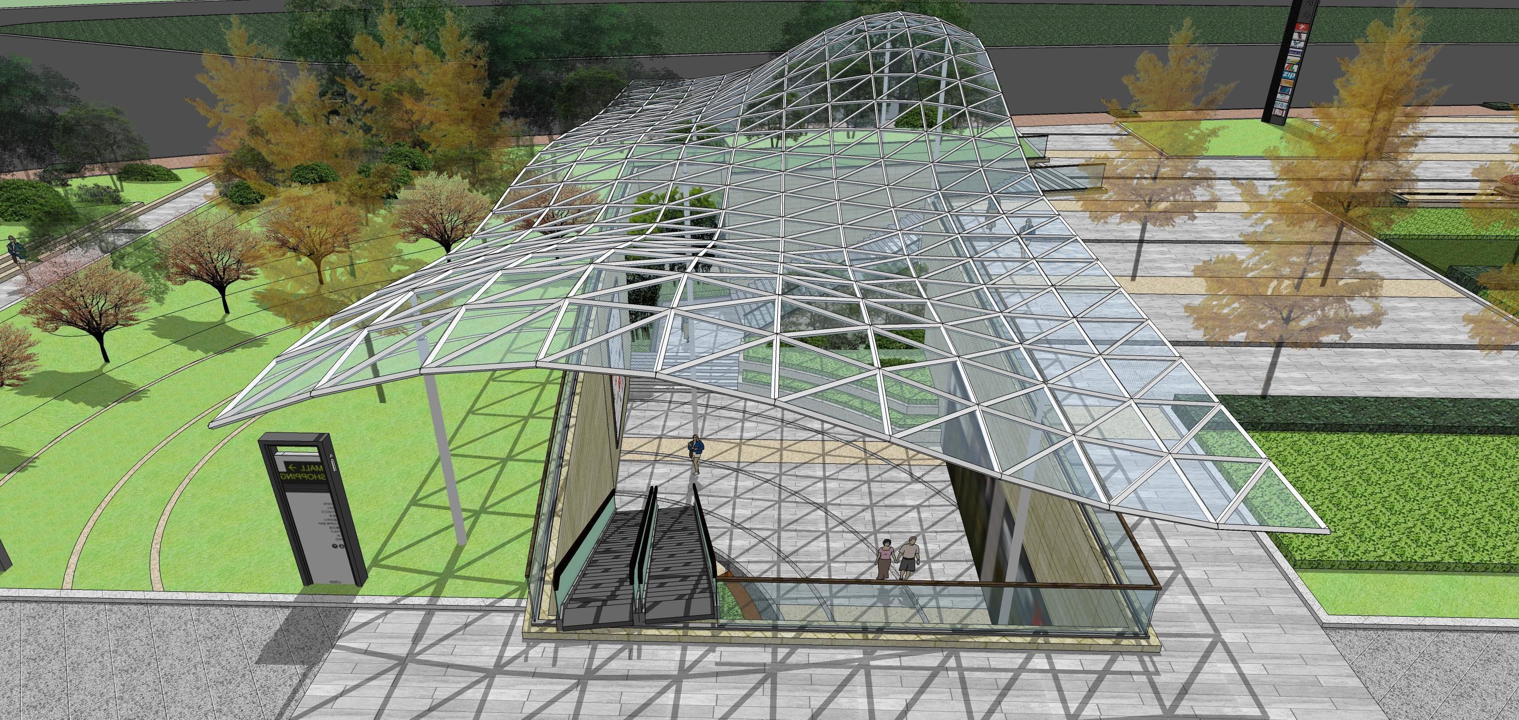 Sketchup Shopping Center 182 3D model_25