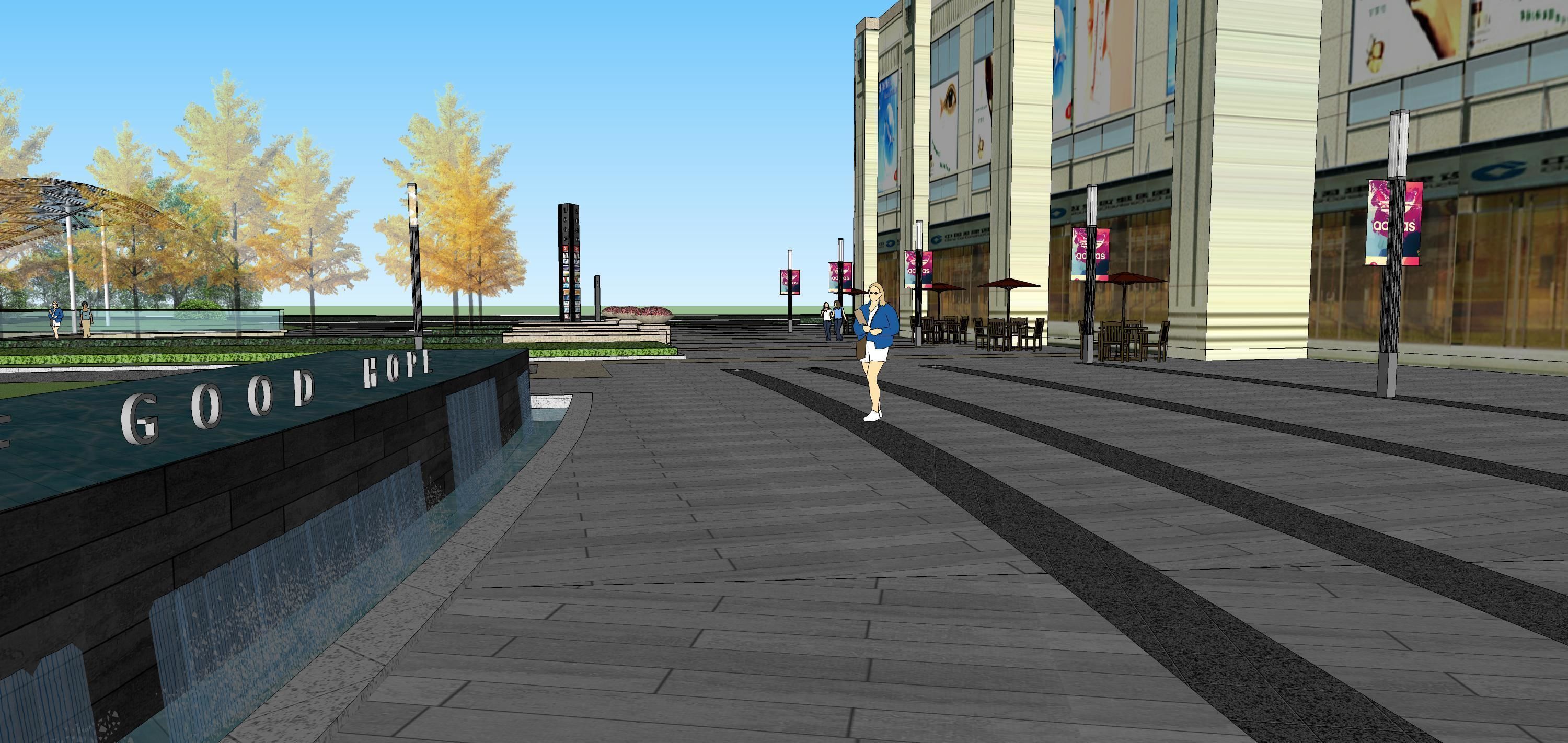 Sketchup Shopping Center 182 3D model_19