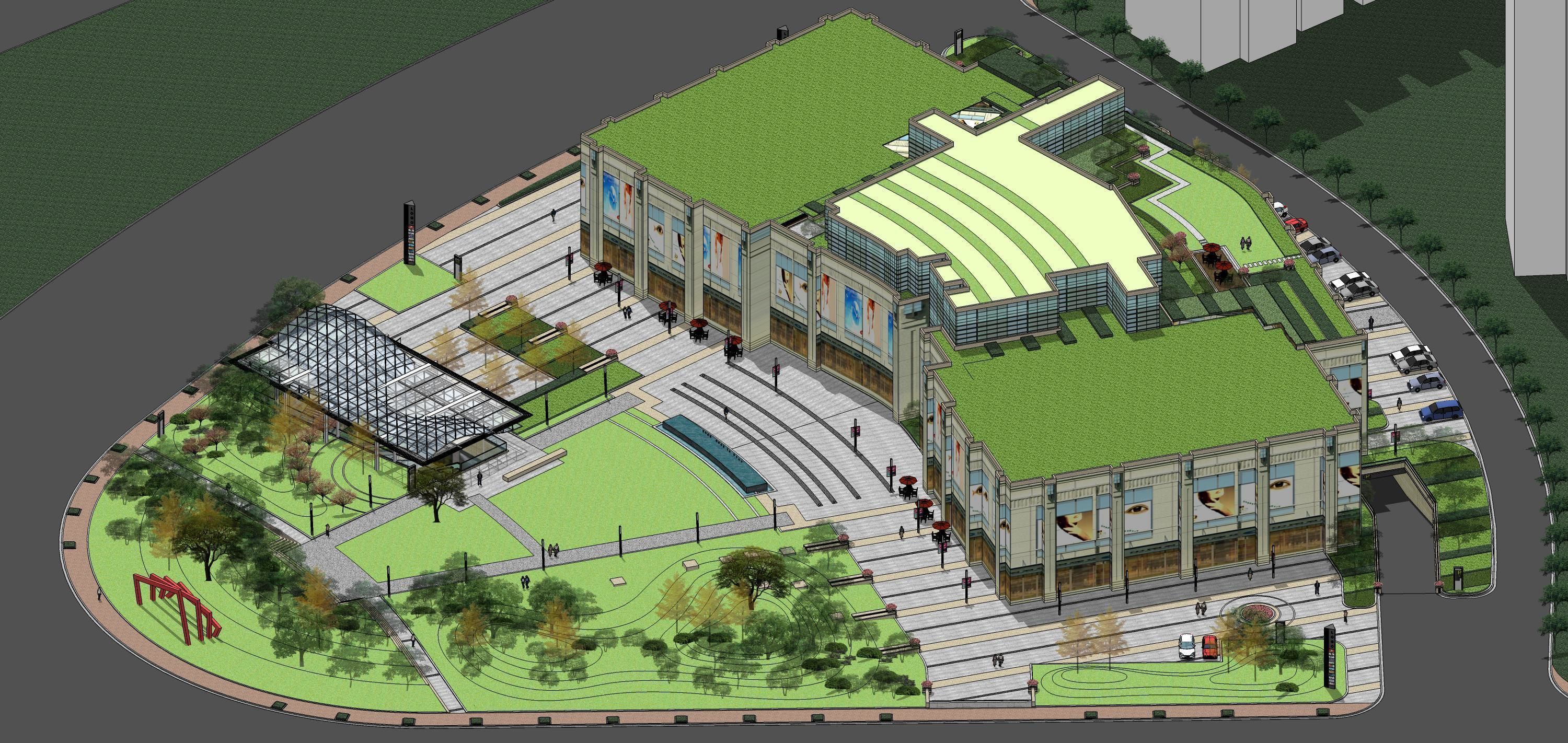 Sketchup Shopping Center 182 3D model_4