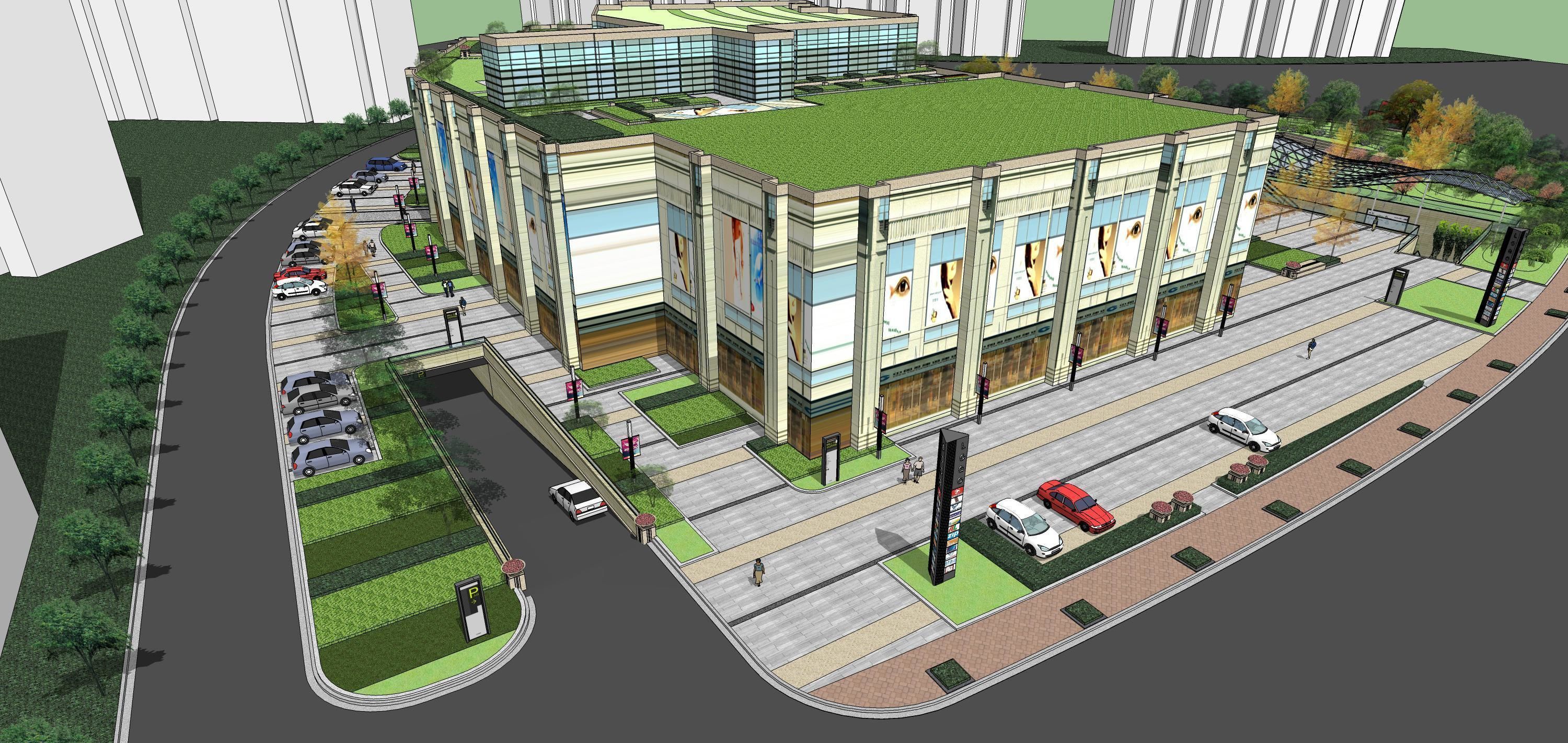 Sketchup Shopping Center 182 3D model_28