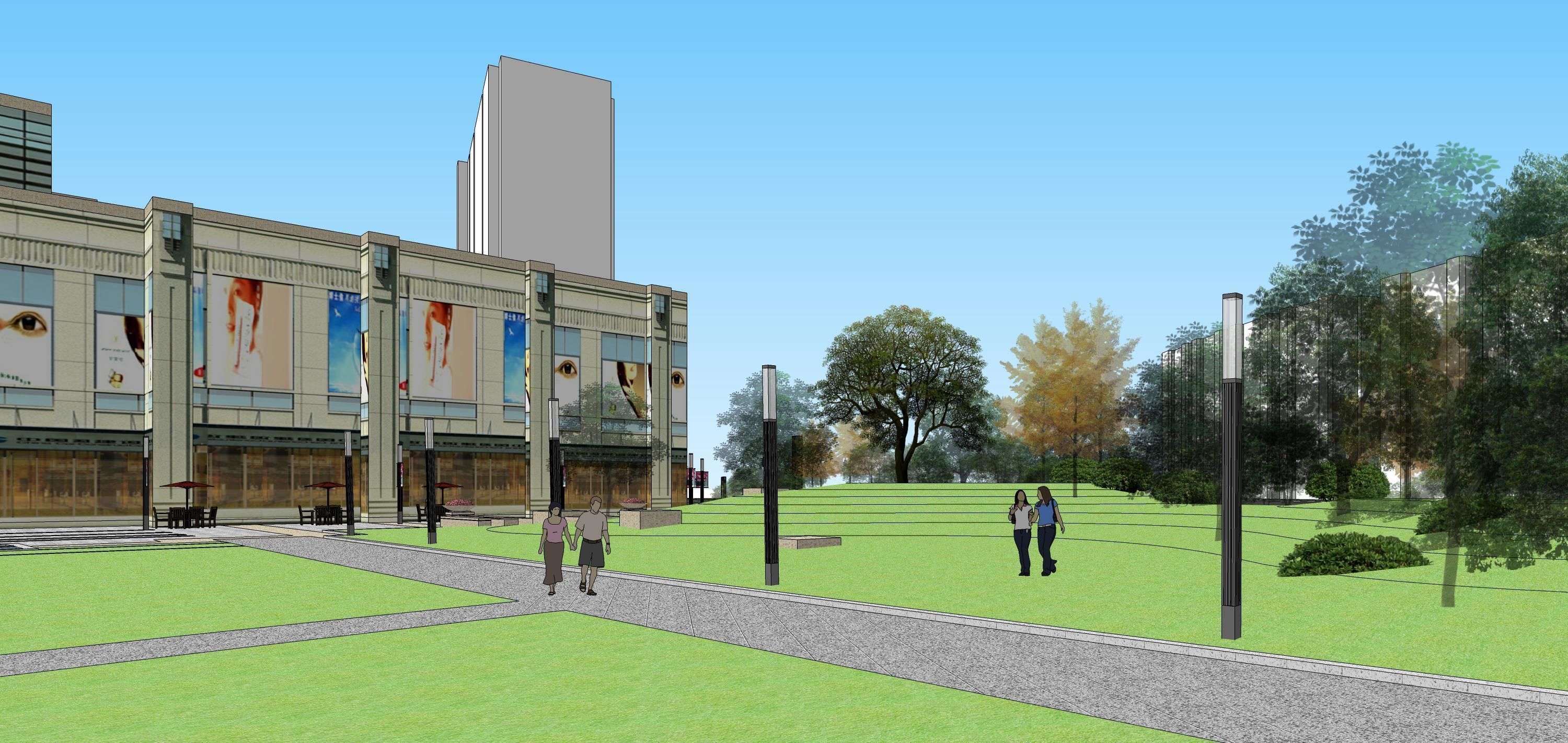 Sketchup Shopping Center 182 3D model_14