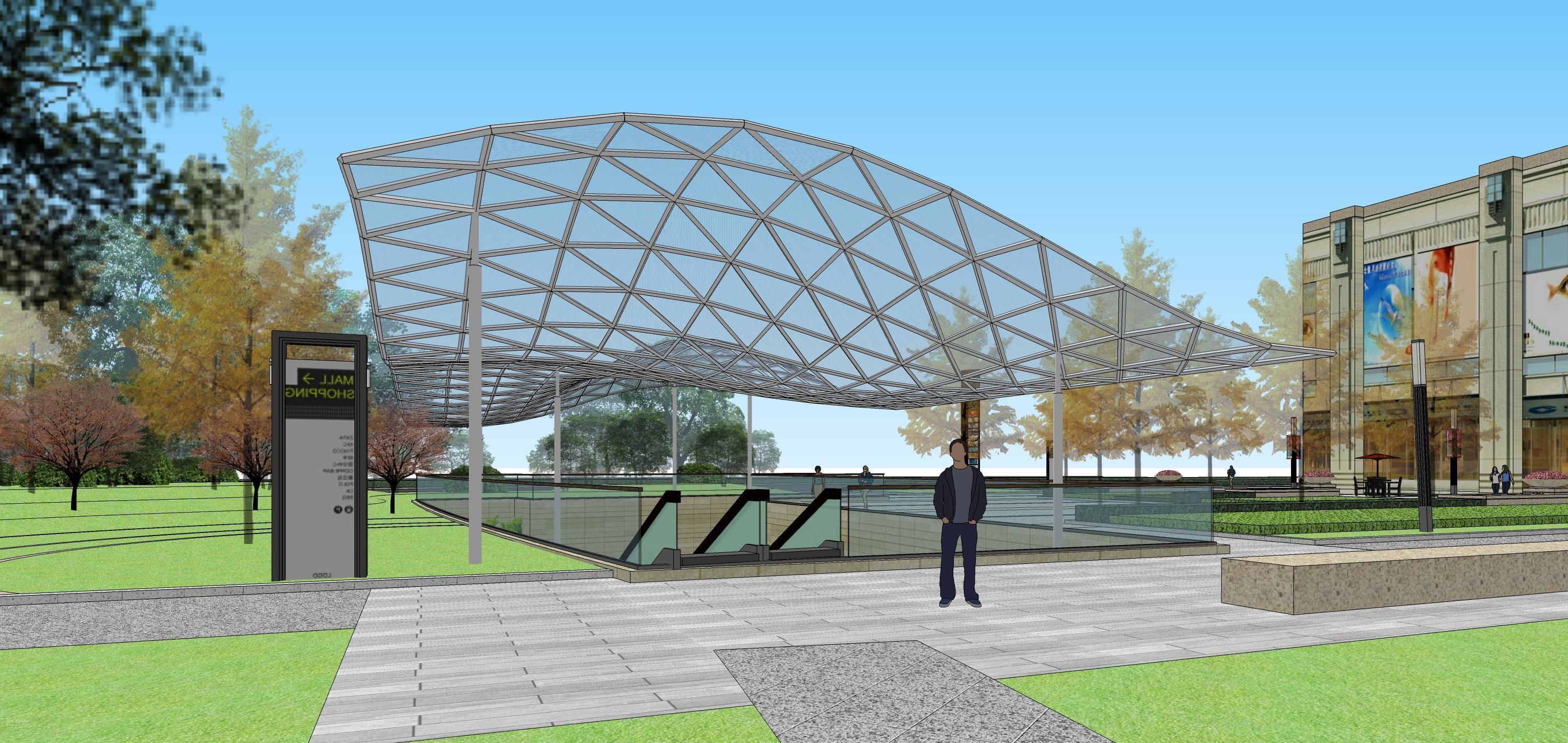 Sketchup Shopping Center 182 3D model_15