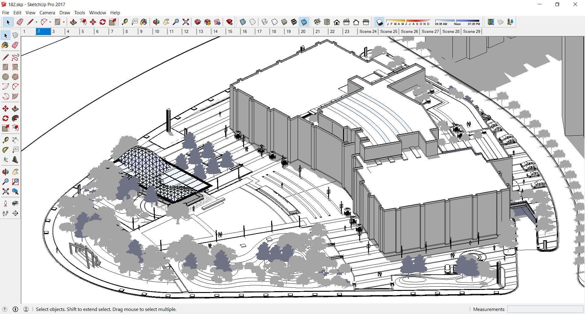 Sketchup Shopping Center 182 3D model_1