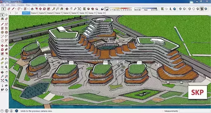 Sketchup Shopping Center A2 3D model