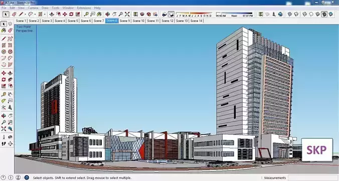 Sketchup Shopping Center A7 3D model