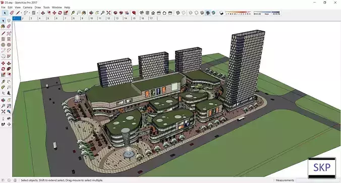 Sketchup Shopping Center D5