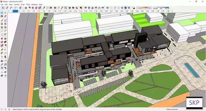 Sketchup Shopping Center D6