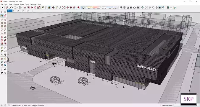 Sketchup Shopping Center D7