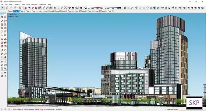 Sketchup Shopping Center D8
