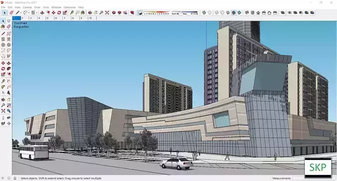 Sketchup Shopping Center D9