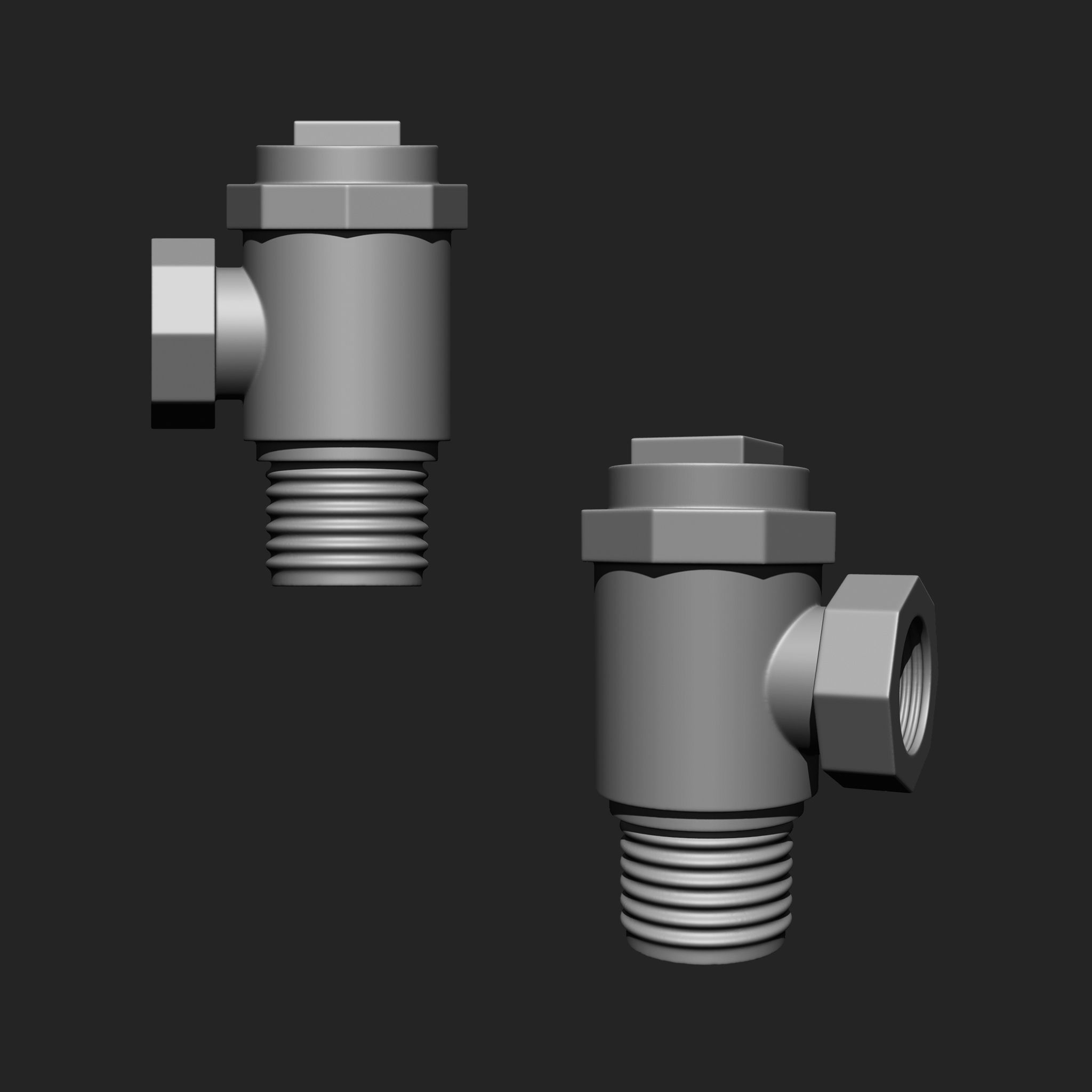 Plumbing Parts IMM Brush Pack 10 in One Vol 4 3D model_5