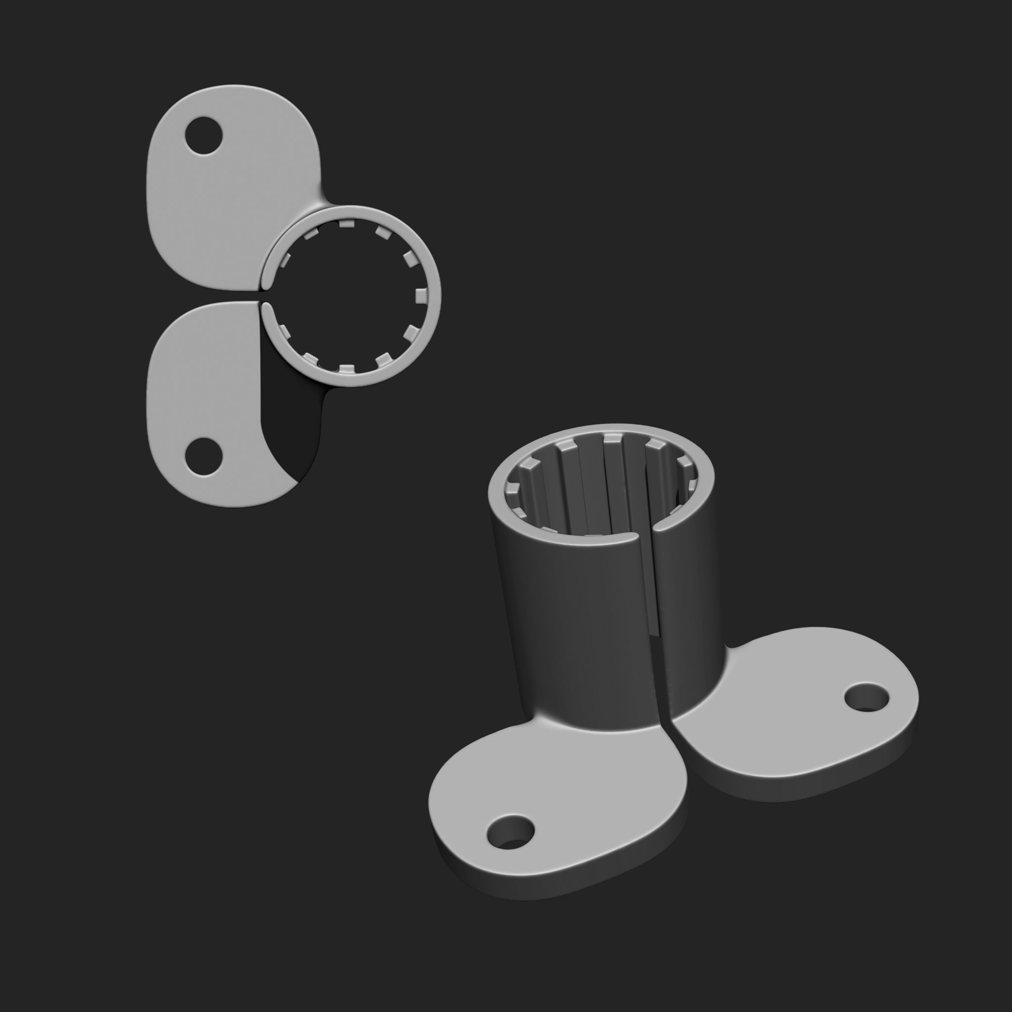 Plumbing Parts IMM Brush Pack 10 in One Vol 4 3D model_10