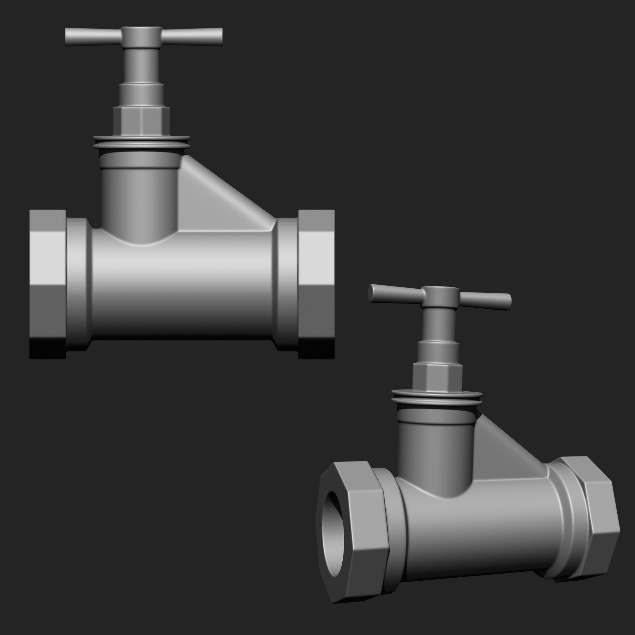 Plumbing Parts IMM Brush Pack 10 in One Vol 4 3D model_3