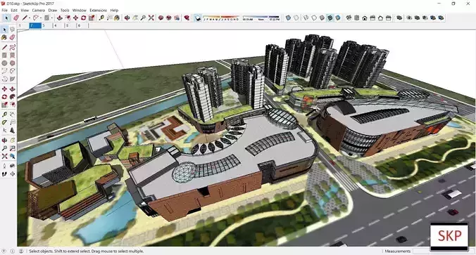 Sketchup Shopping Center D10