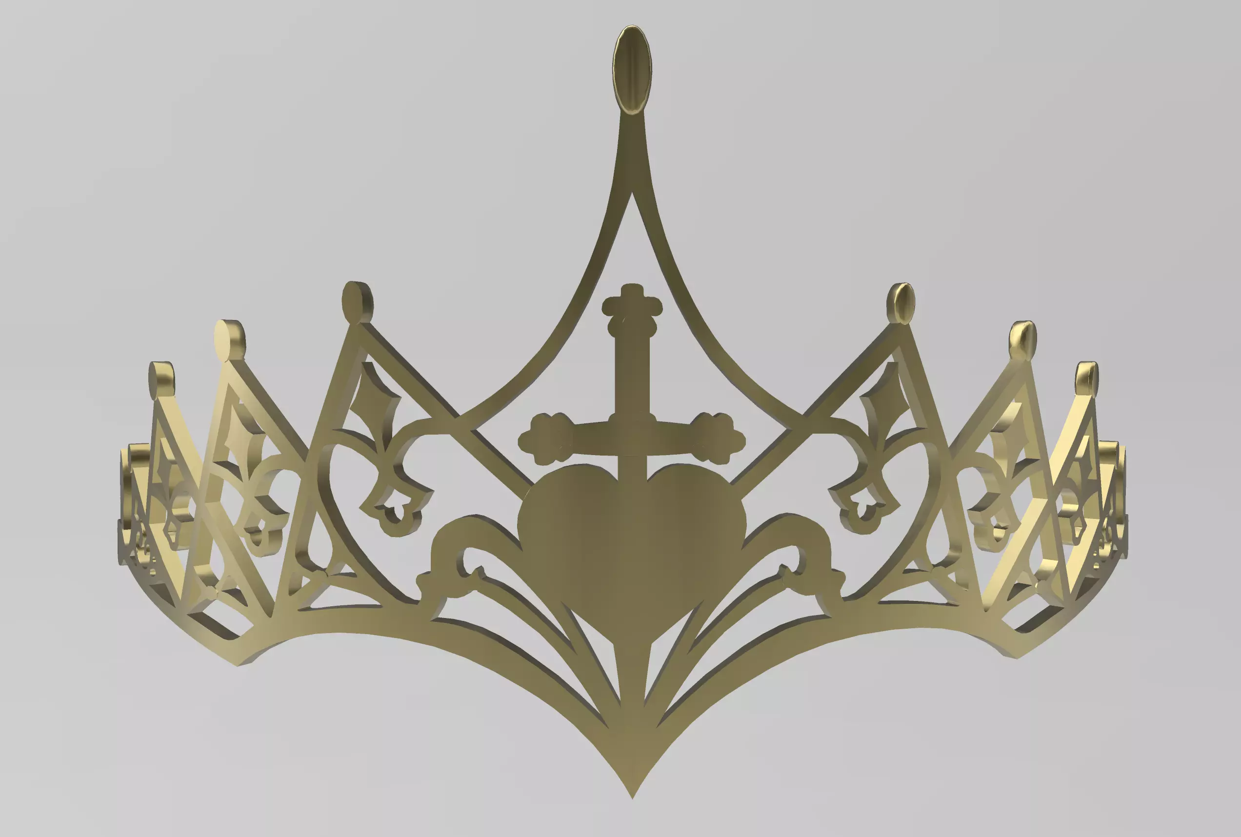 Vil Schoenheit Crown 3D Model Twisted Wonderland 3D print model_0