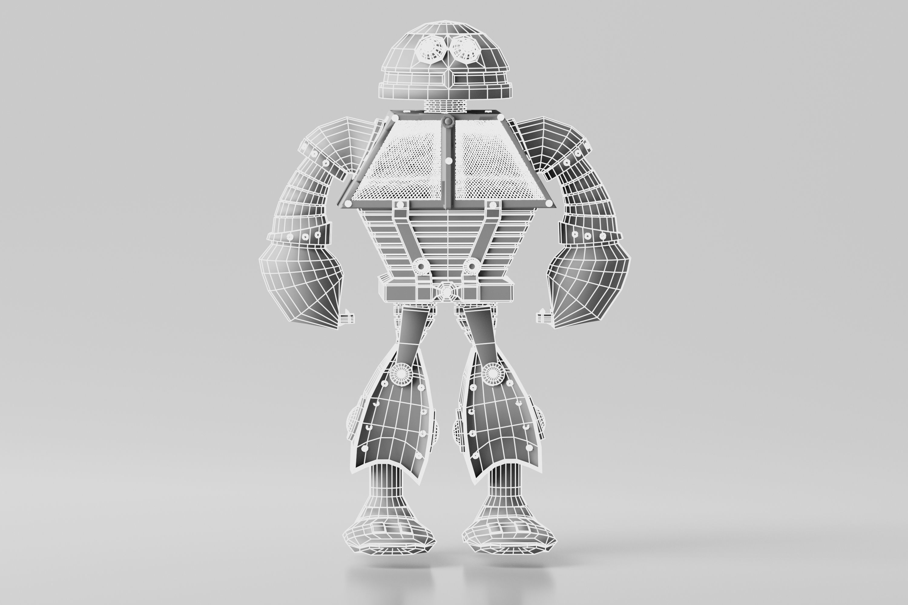 Robot V10 3D model_10