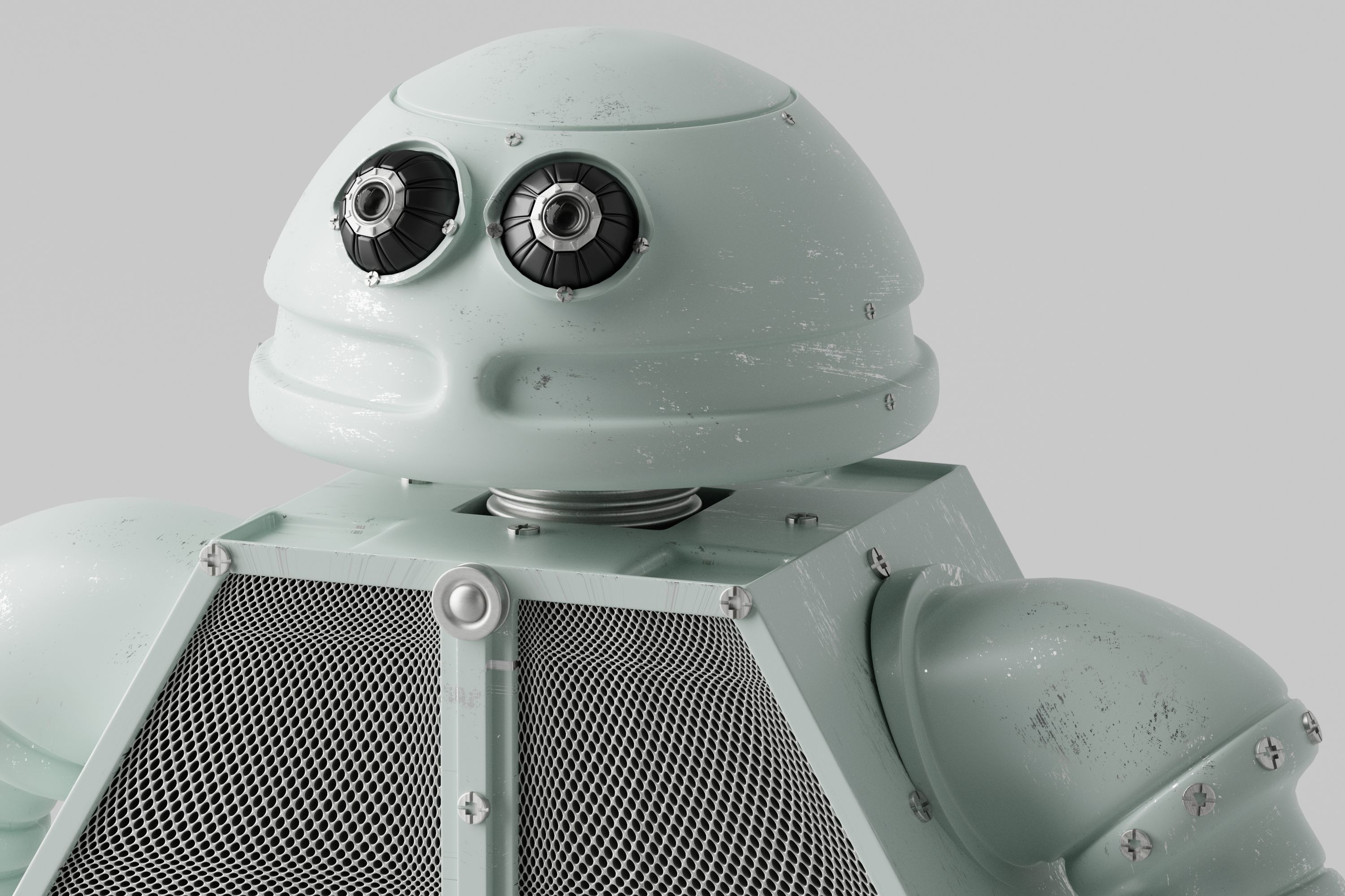 Robot V10 3D model_2