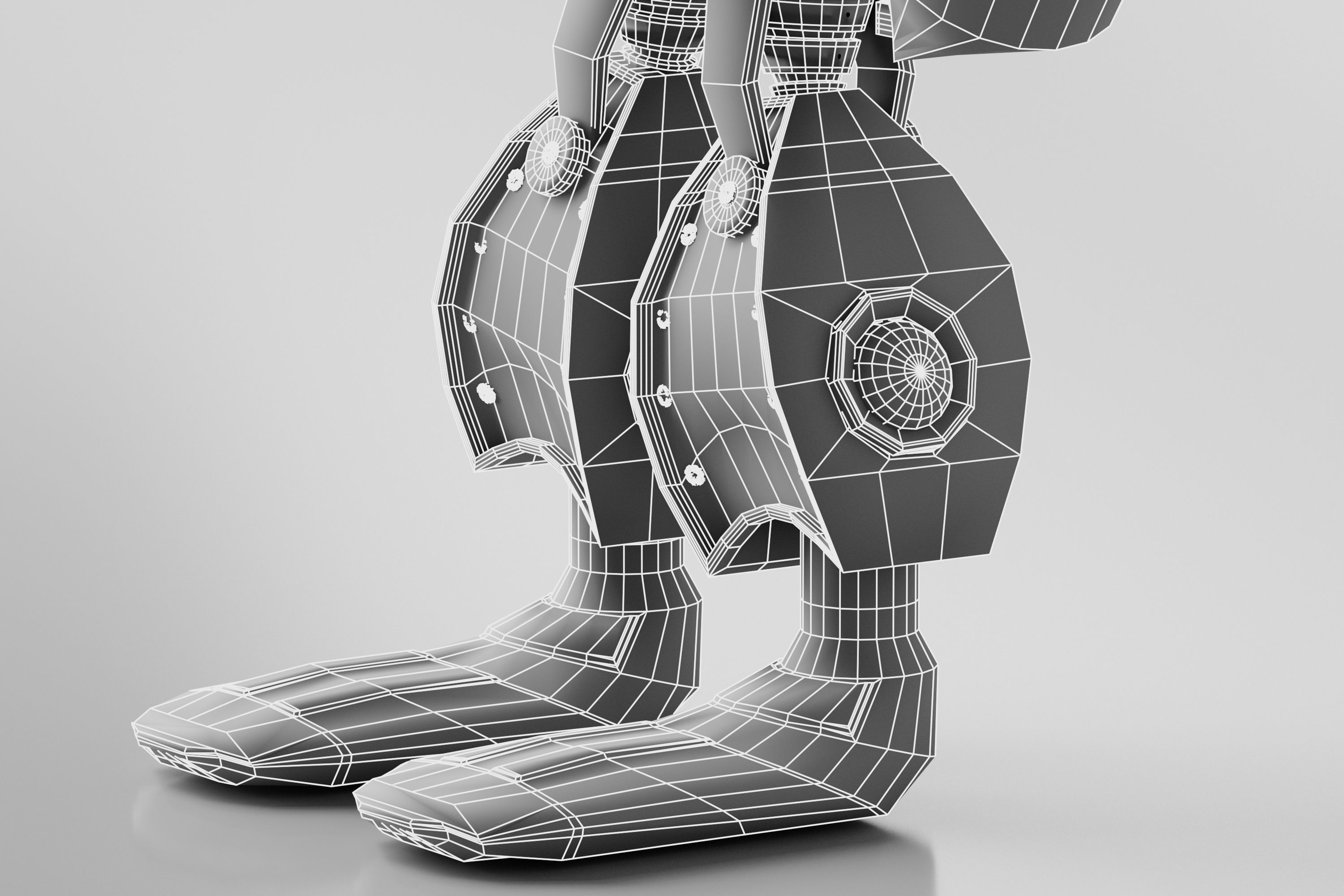 Robot V10 3D model_14
