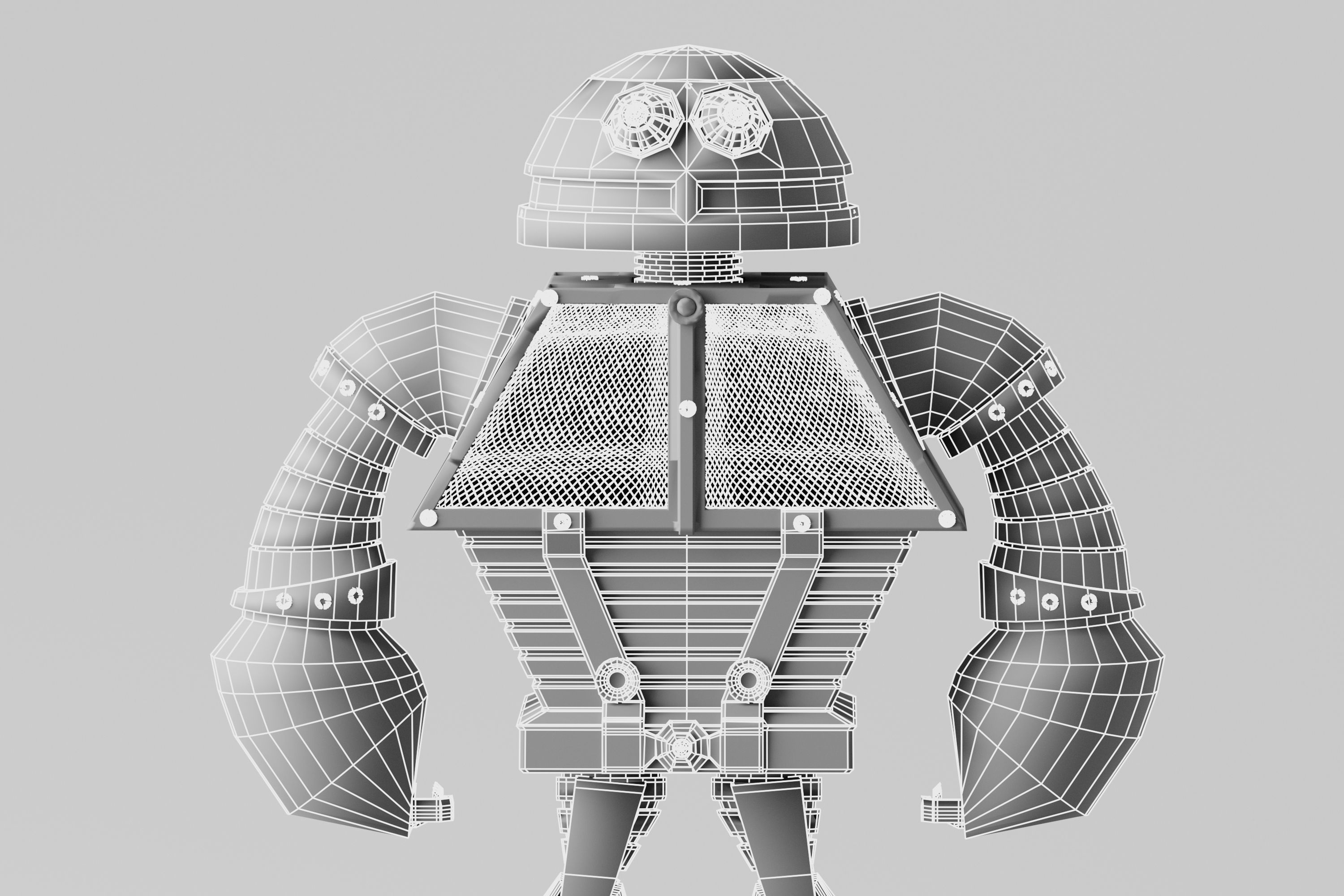 Robot V10 3D model_11