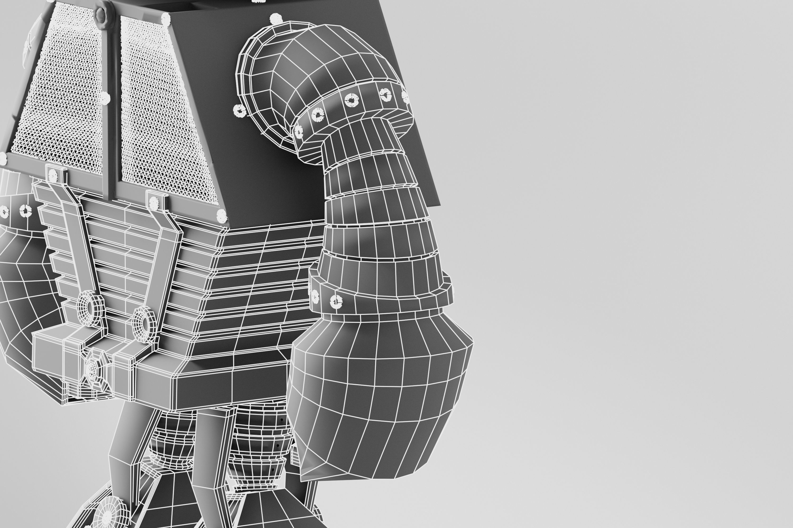 Robot V10 3D model_13