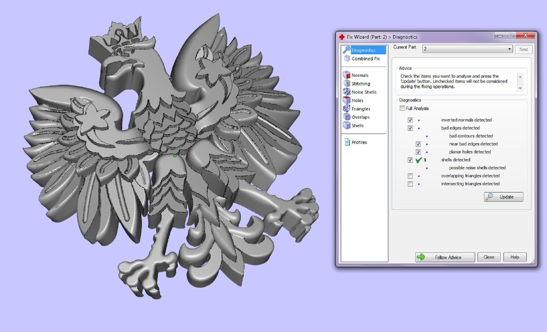 mens signet  ring with coat of arms of poland 3D print model_7