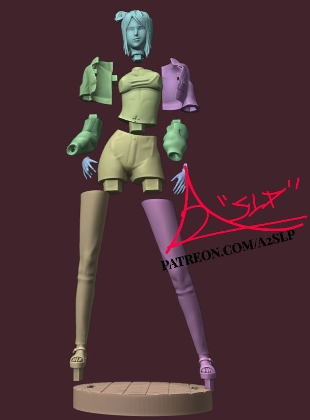 KONAN IN THE CITY - NARUTO - URBAN INTERPRETATION 3D print model_9