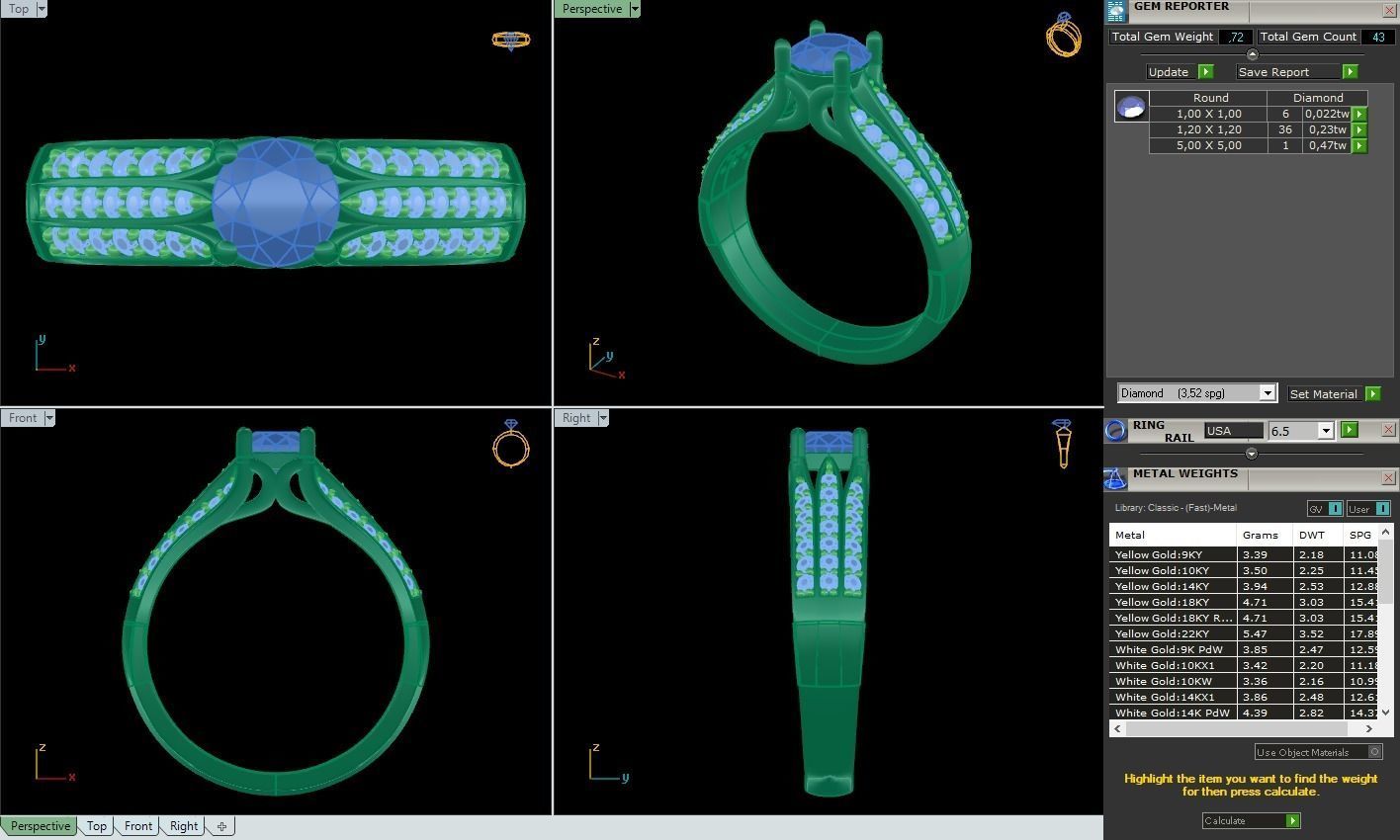 ring 10025 3D print model_5