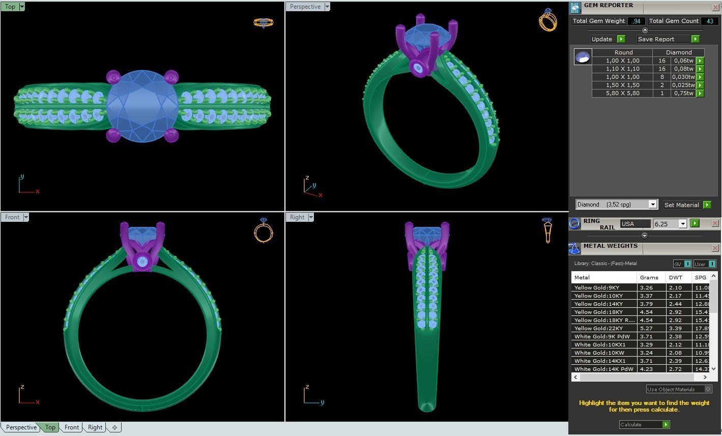 ring 10019 3D print model_5