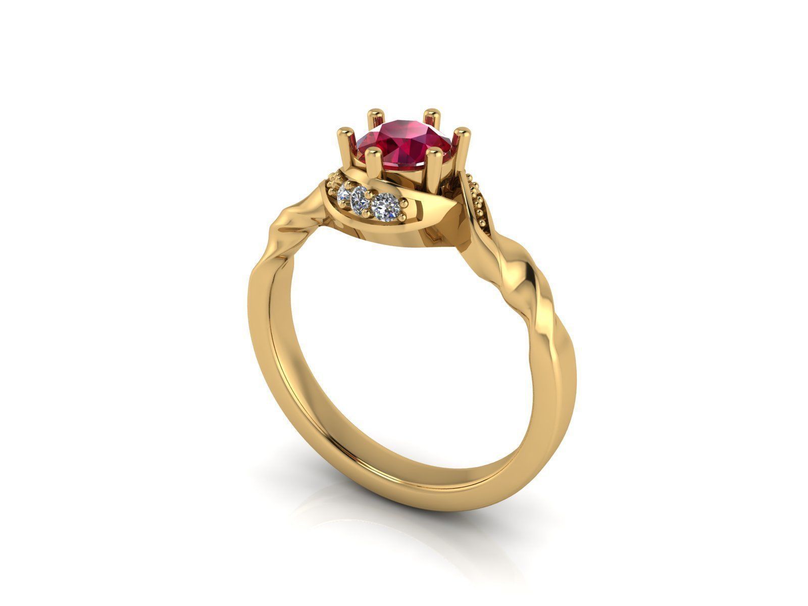 ring 10013 3D print model_1