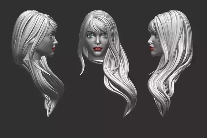 hair 30 3D print model