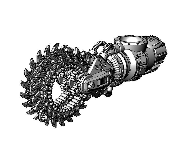 Suturus Pattern Saws And Claws Combo Pack For Mechs And Knights 3D print model_27