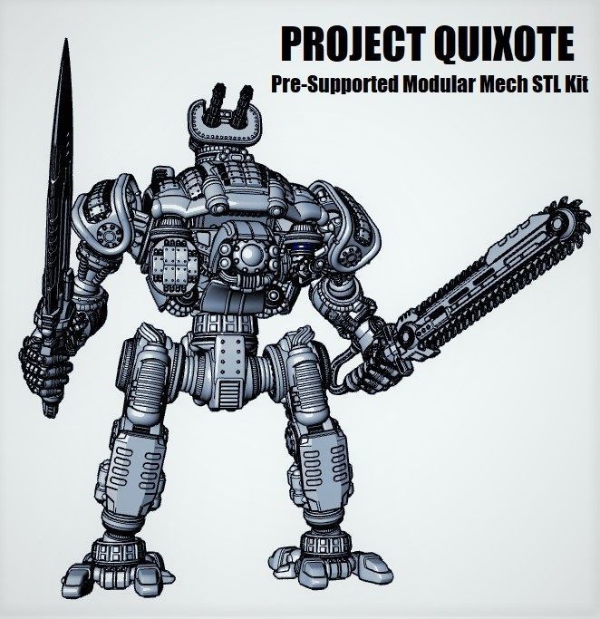 Suturus Pattern Saws And Claws Combo Pack For Mechs And Knights 3D print model_43