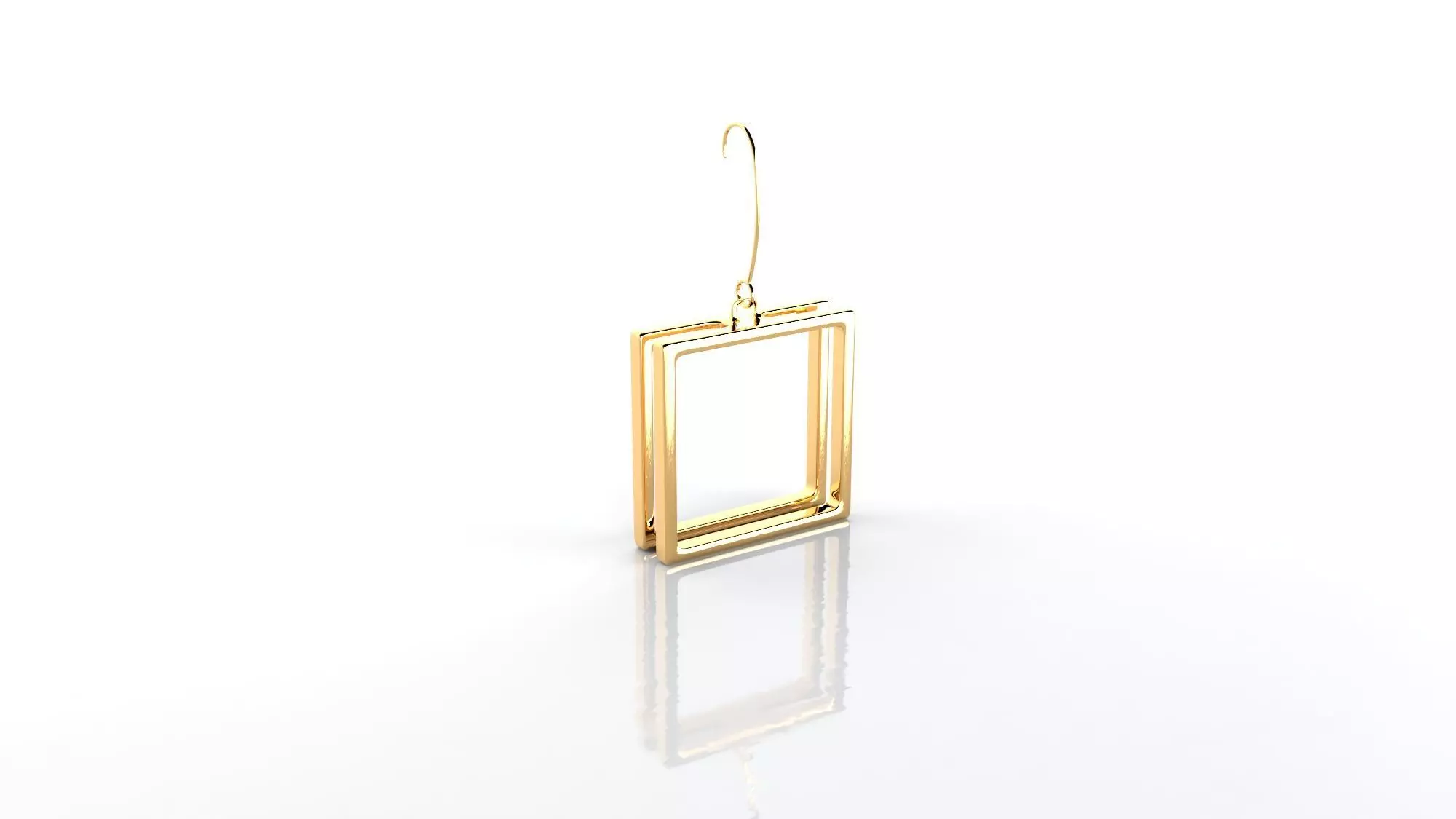 Earring 001 model 1 3D printing STL files Free 3D print model