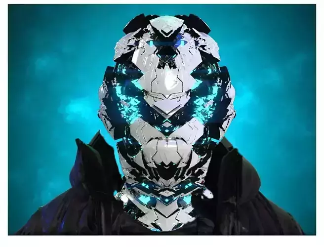 Sci-Fi Helmet Space Astronaut Character Robot 26