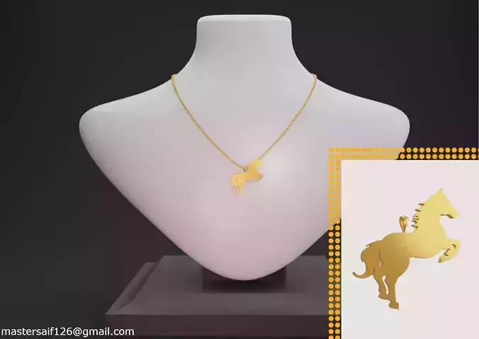 Horse necklace