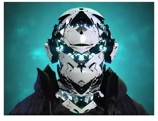 Sci-Fi Helmet Space Astronaut Character Robot 23