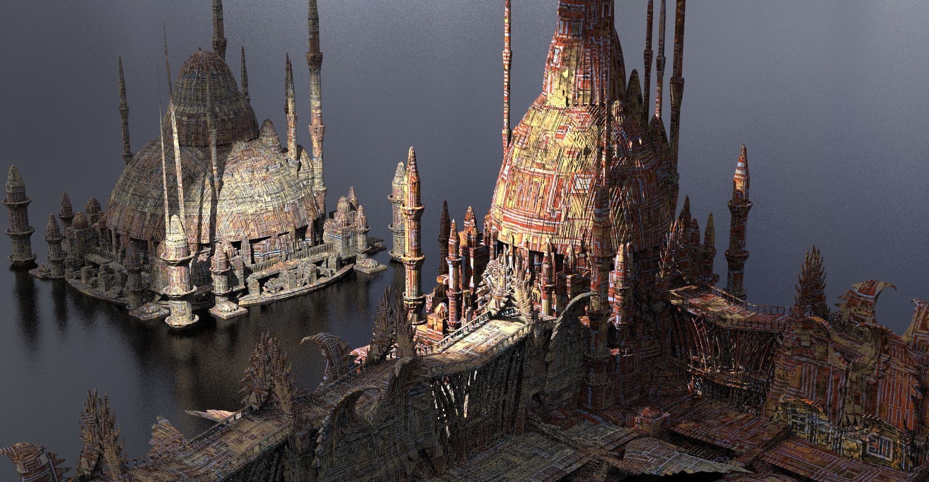 Arch Drake Dragon Temples 3 3D model_1