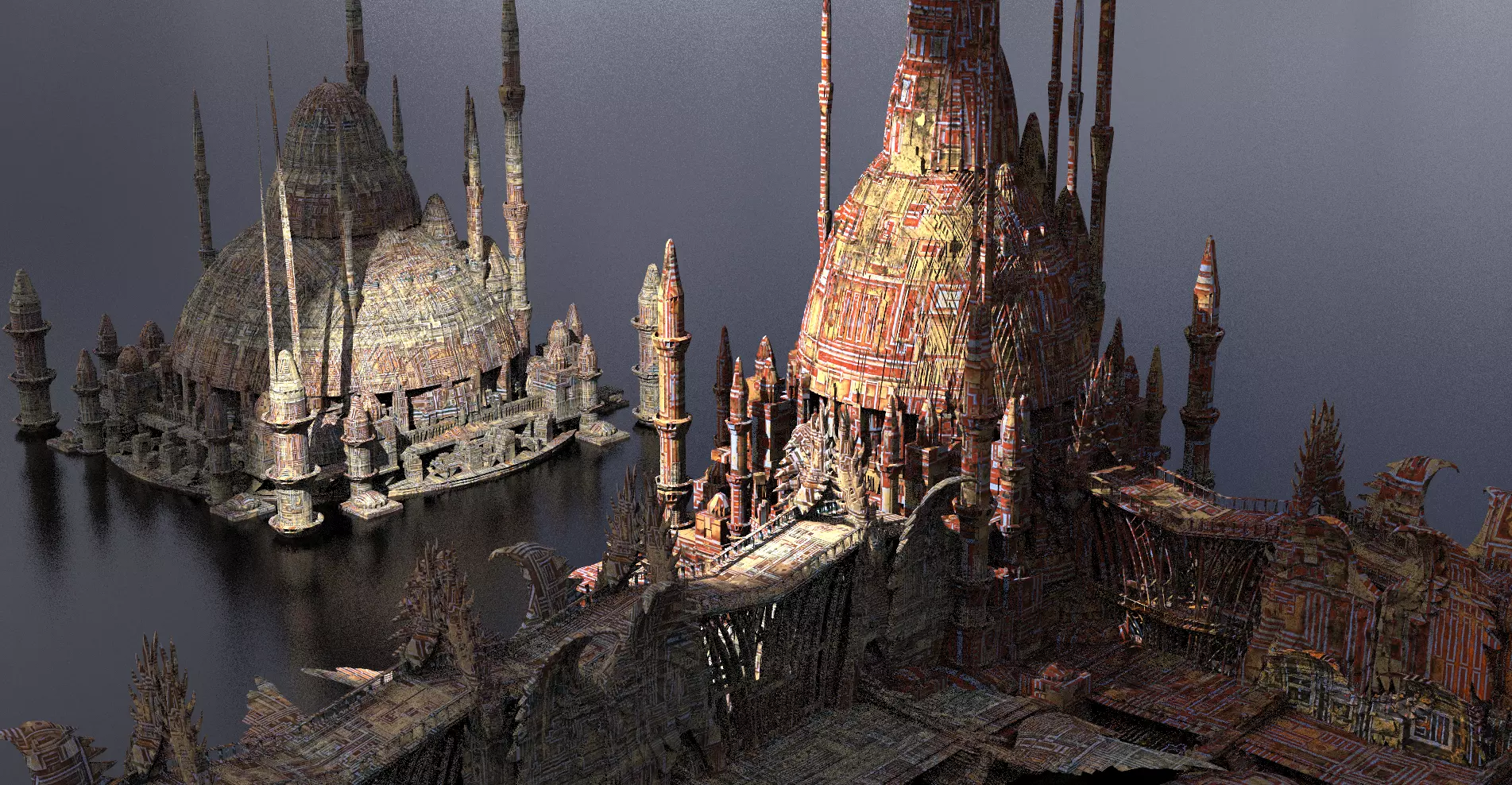 Arch Drake Dragon Temples 3 3D model_0